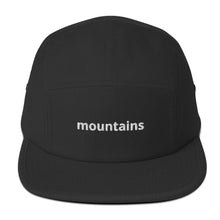 Load image into Gallery viewer, mountains Five Panel Cap