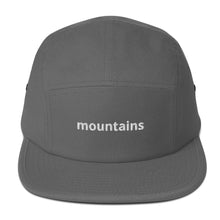 Load image into Gallery viewer, mountains Five Panel Cap