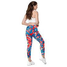Load image into Gallery viewer, Taped up Crossover leggings with pockets