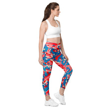 Load image into Gallery viewer, Taped up Crossover leggings with pockets